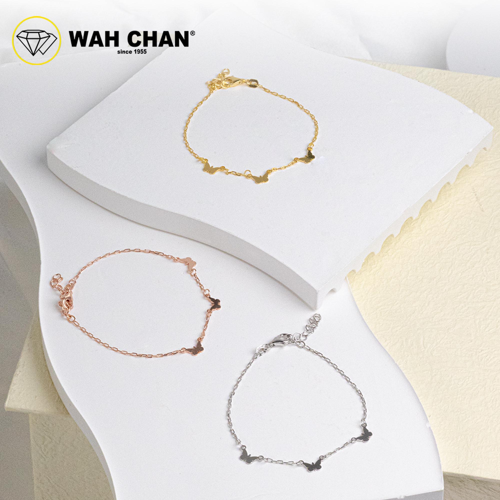 WAH CHAN S925 ITALIAN Silver Bracelet - Butterfly Link NSBLV012 - Image 3
