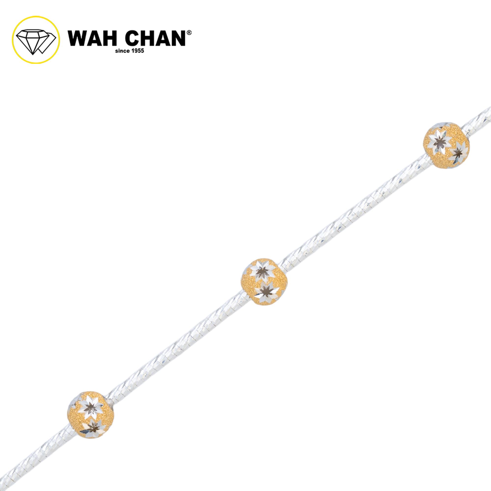 WAH CHAN S925 ITALIAN Silver Bracelet - Boba Starburst XL NSBLV015 - Image 2