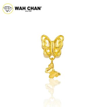 WAH CHAN 916 Gold Pendant - OSP1387 Butterfly Pendant