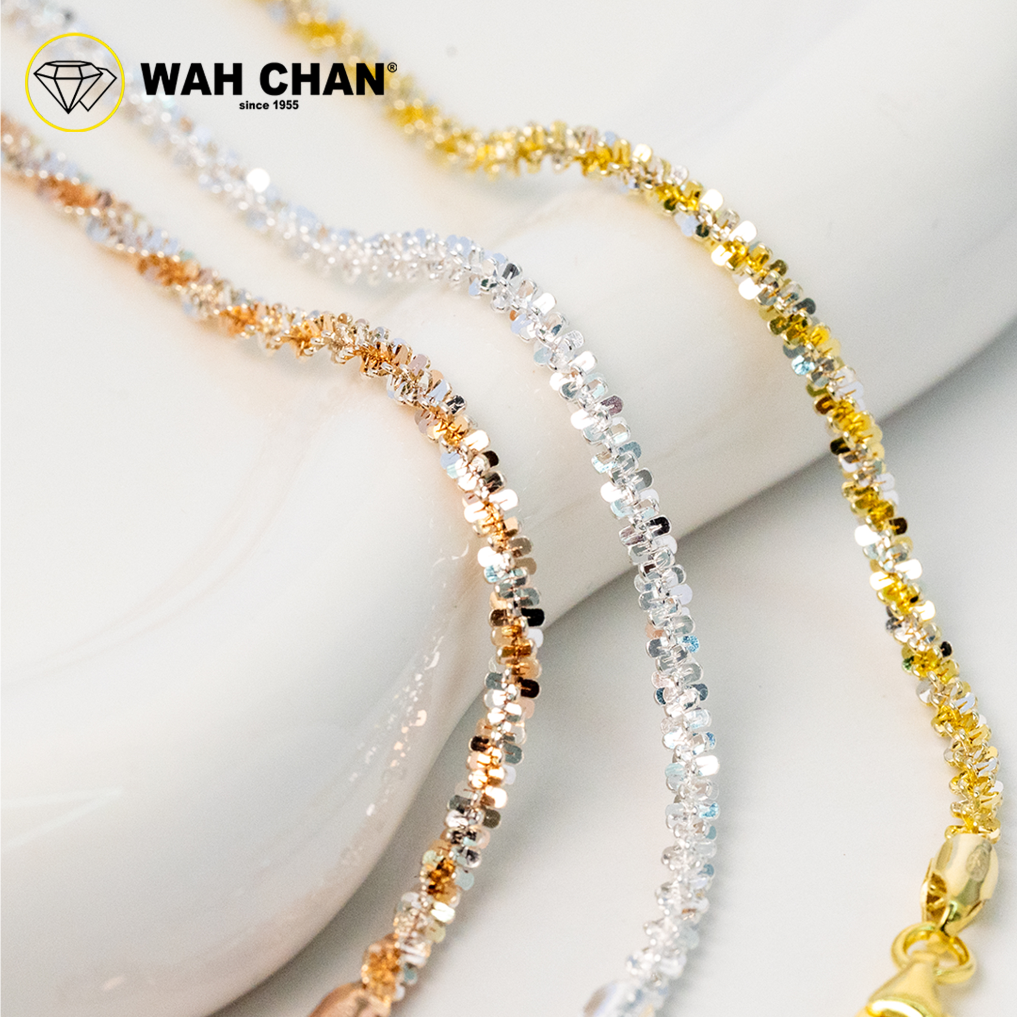 WAH CHAN S925 ITALIAN Silver Bracelet - Rock Chain N2B00001 - Image 3