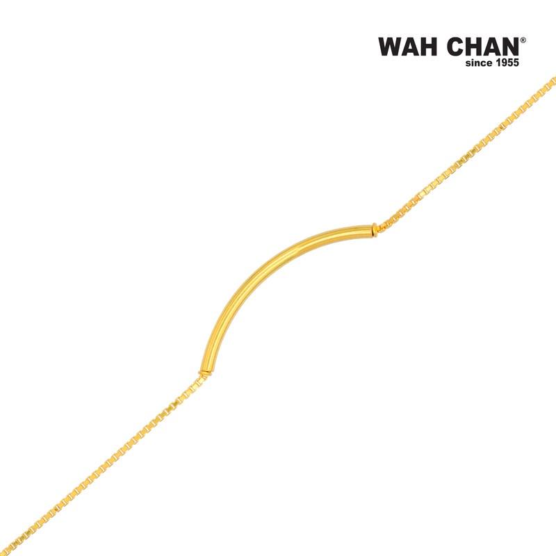 916 Gold Bracelet - Curve OSB1024 - Image 2