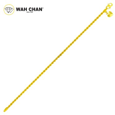 916 Gold Bracelet - Rantai Tangan Pintal OSB1157A