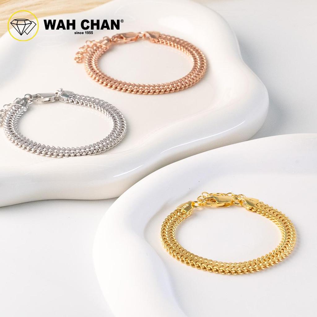 WAH CHAN S925 ITALIAN Silver Bracelet - Bismark Chain NSBCRS013 - Image 3