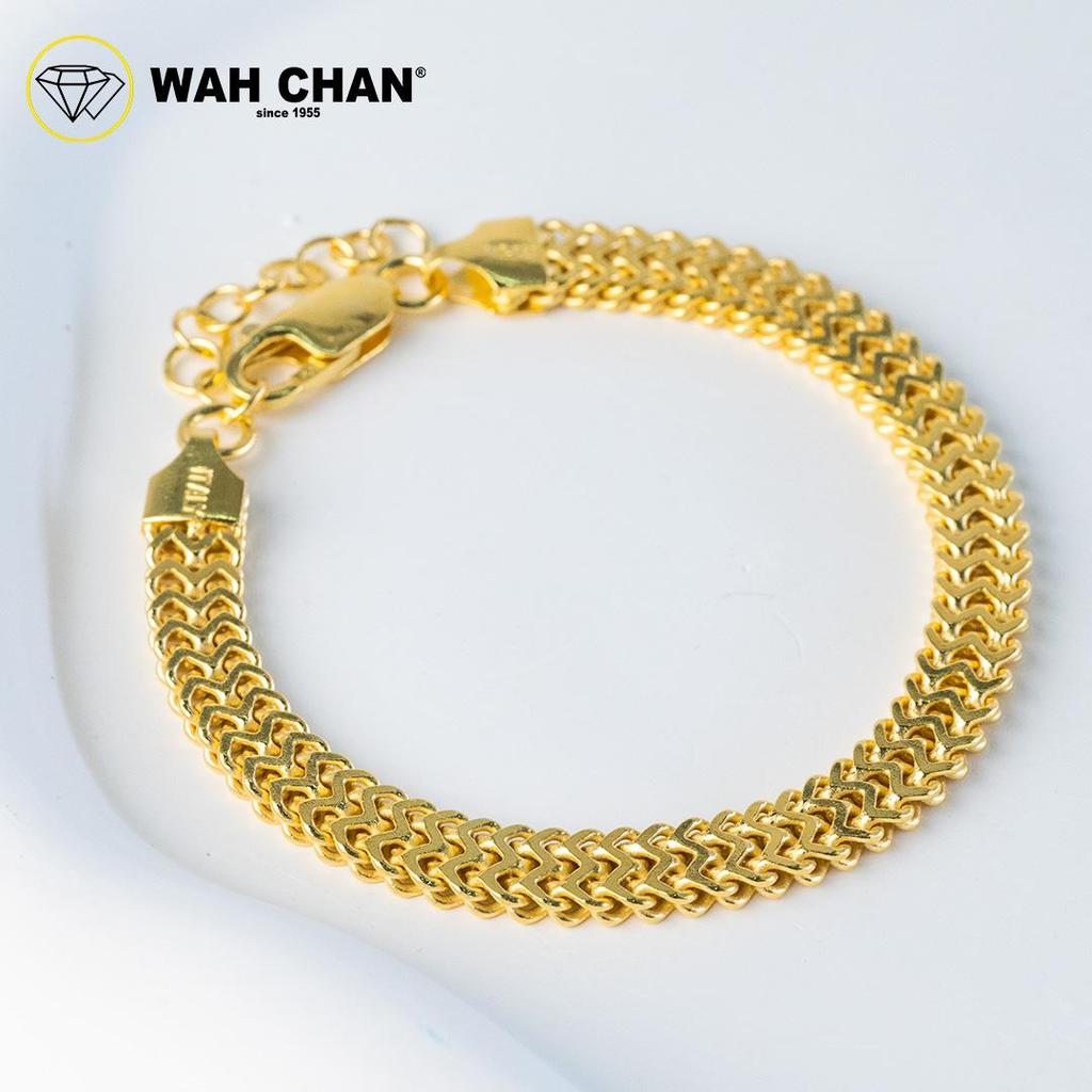 WAH CHAN S925 ITALIAN Silver Bracelet - Bismark Chain NSBCRS013 - Image 4