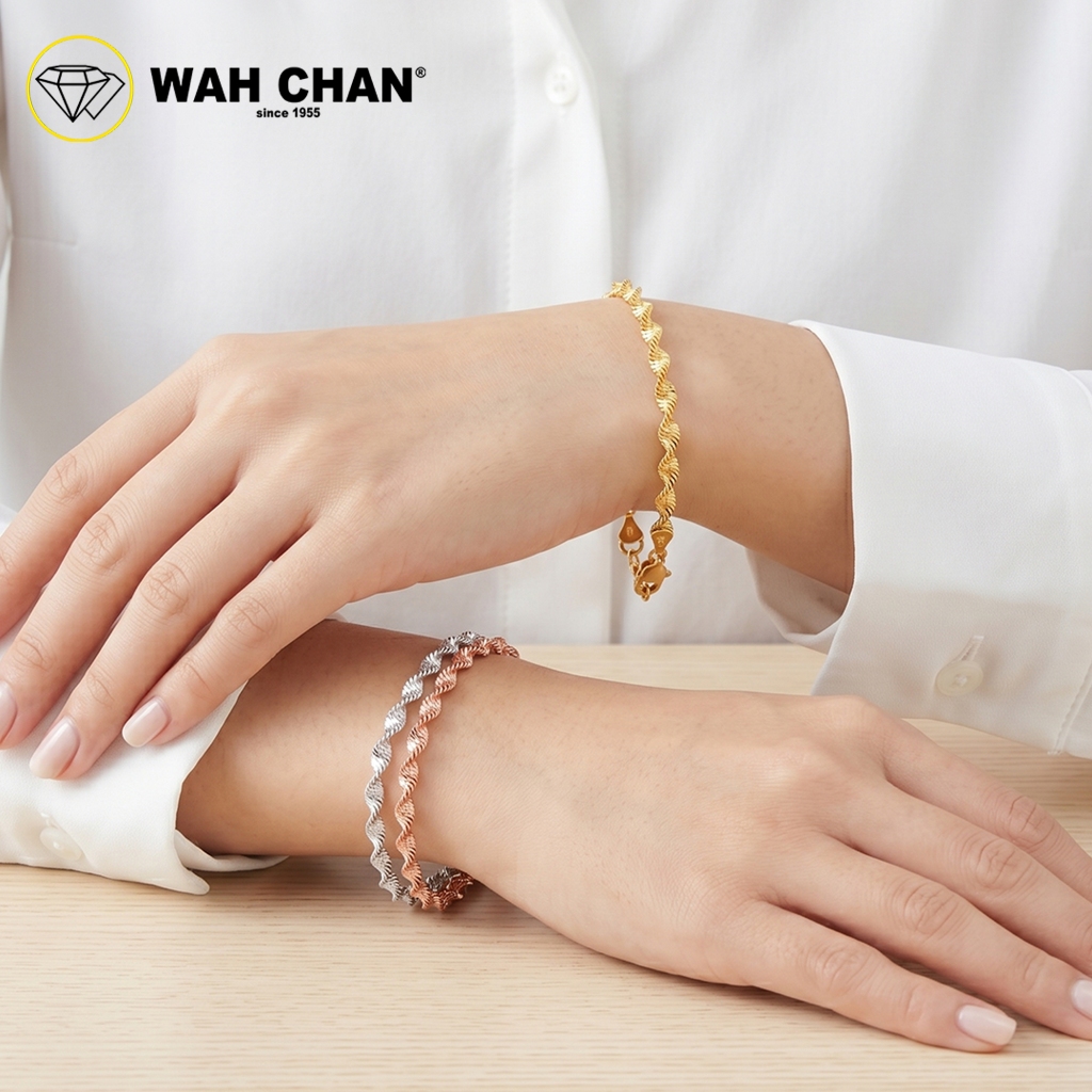 WAH CHAN S925 ITALIAN Silver Bracelet - Gelang PIntal NSBLV007 - Image 2