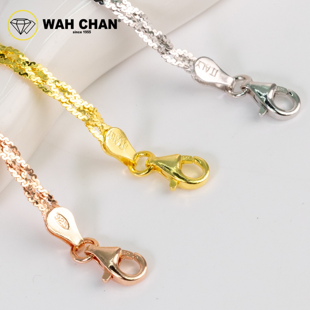 WAH CHAN S925 ITALIAN Silver Bracelet - Herringbone Mini NSBKRZ005 - Image 4