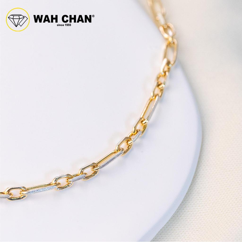 WAH CHAN S925 ITALIAN Silver Bracelet - Linked Paperclip NSBCM023 - Image 4