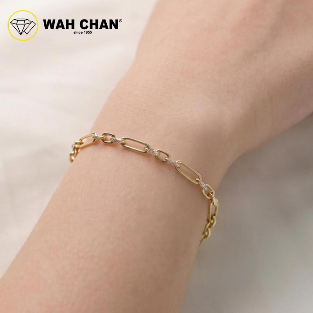 WAH CHAN S925 ITALIAN Silver Bracelet - Linked Paperclip NSBCM023 - Image 5