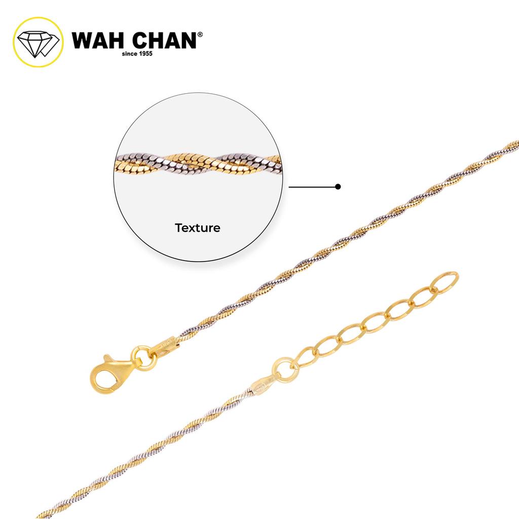 WAH CHAN S925 ITALIAN Silver Bracelet - Mini Rope NSBCRS014 - Image 2