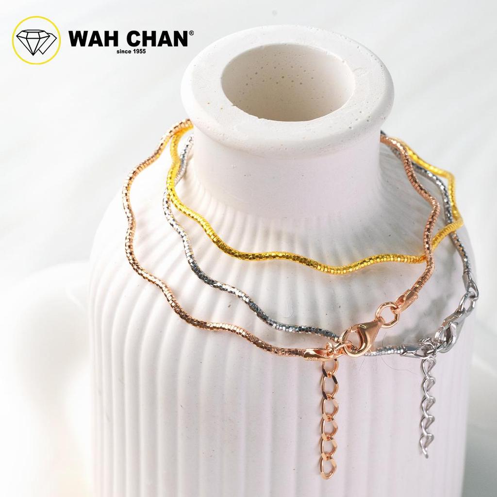 WAH CHAN S925 ITALIAN Silver Bracelet - Mini Wavy NSBCRS022 - Image 4
