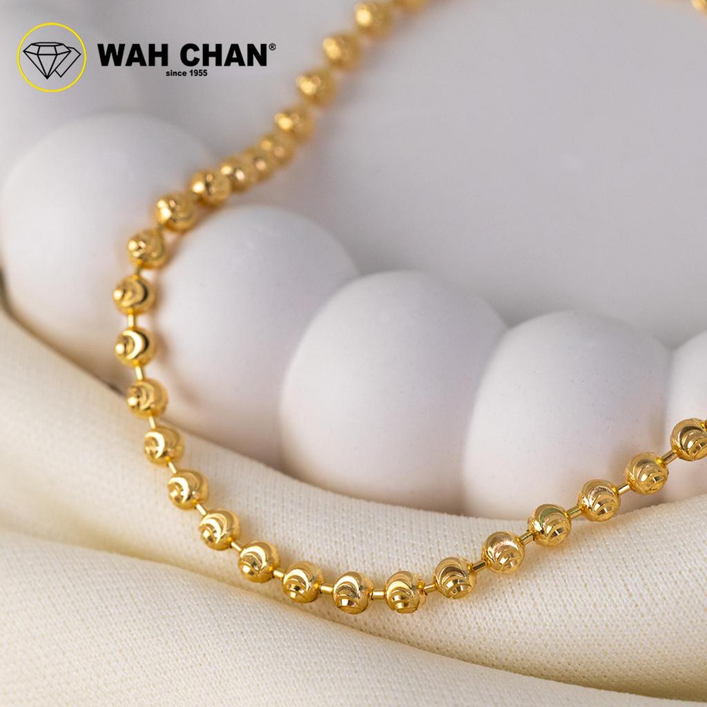 WAH CHAN S925 ITALIAN Silver Bracelet - Moon Cut Bead NSBCRS018 - Image 5