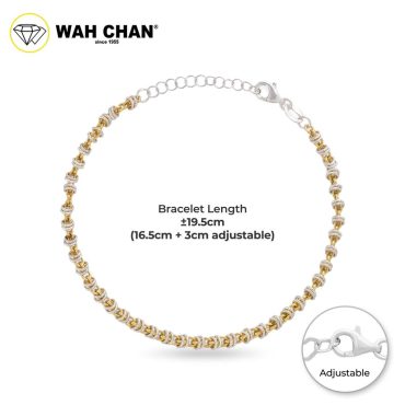 WAH CHAN S925 ITALIAN Silver Bracelet - Sterling Chain NSBCM021