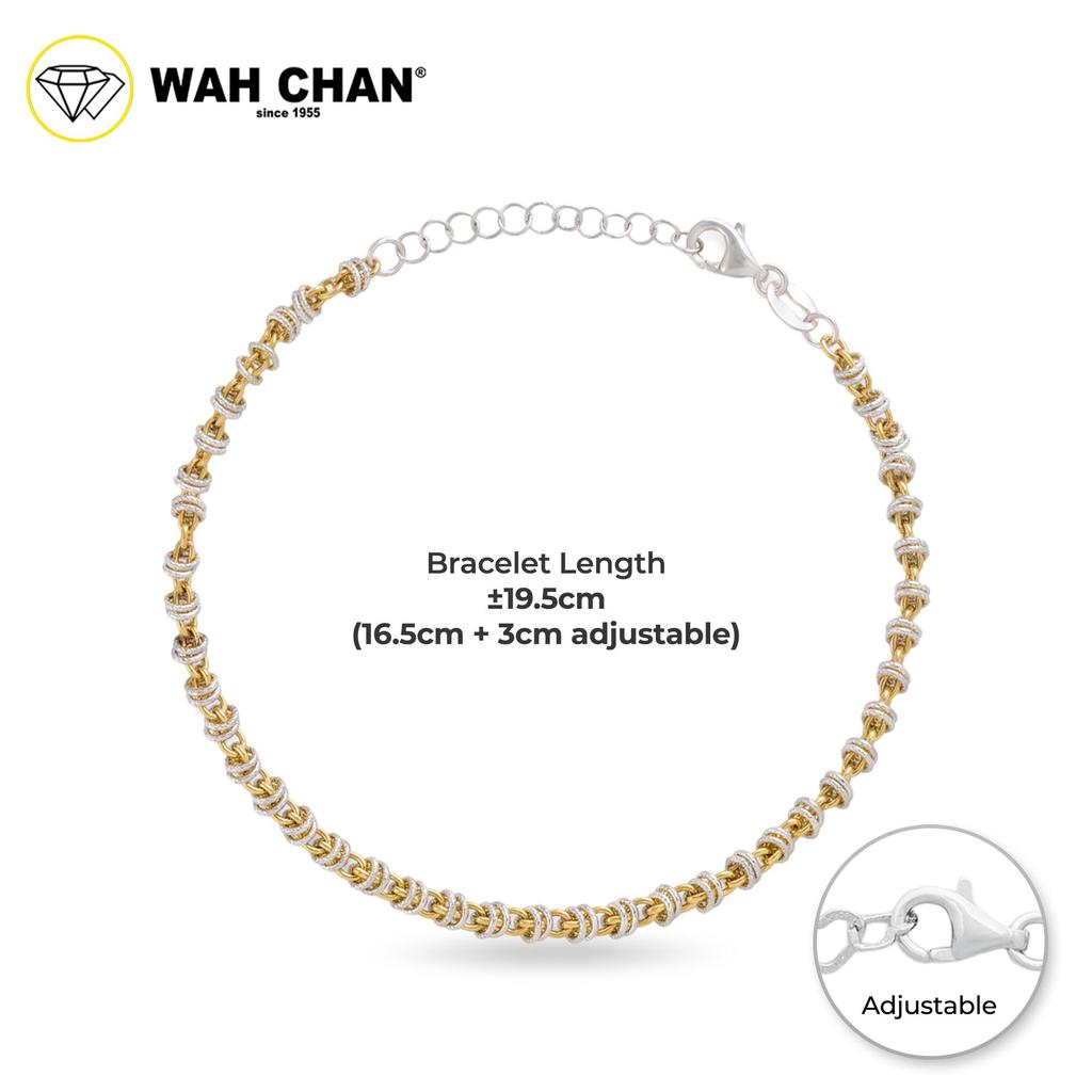 WAH CHAN S925 ITALIAN Silver Bracelet - Sterling Chain NSBCM021