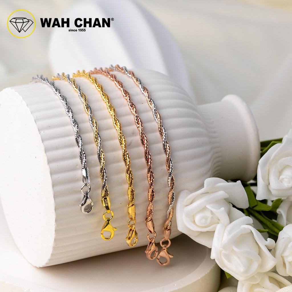 WAH CHAN S925 ITALIAN Silver Bracelet - Twisting Rope NSBCRS024 - Image 3