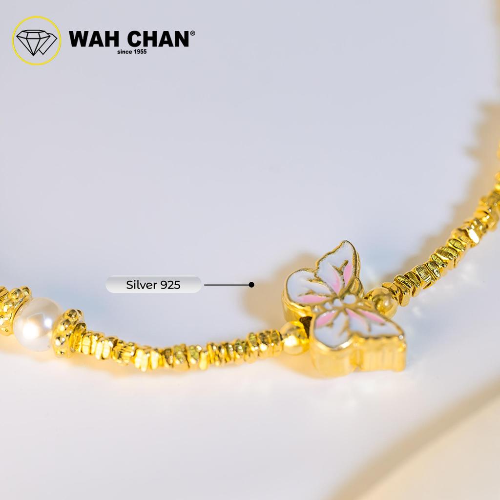WAH CHAN S925 Pearl Silver Bracelet - NSBCOP001-G - Image 5