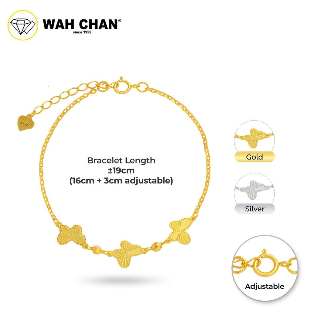 WAH CHAN S925 Silver Bracelet - Butterfly Link NSBCO1027