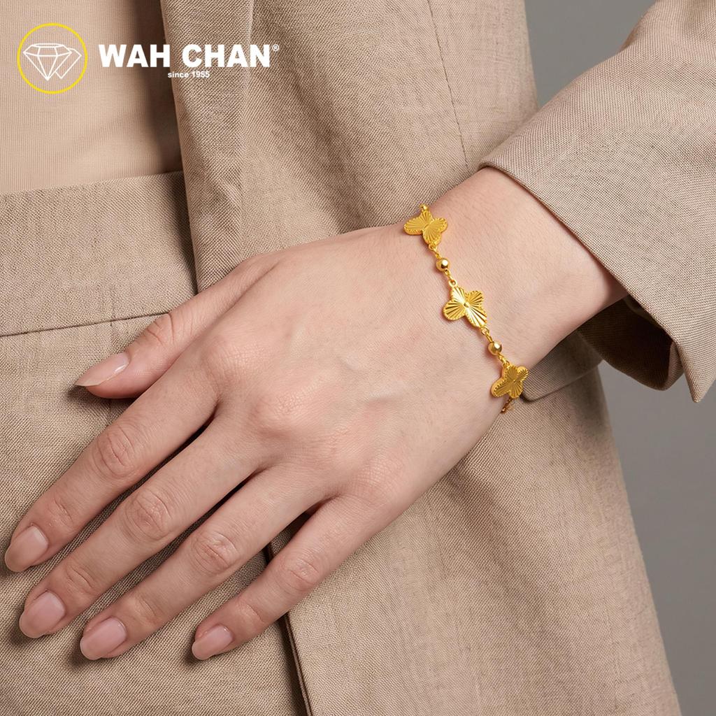 WAH CHAN S925 Silver Bracelet - Butterfly Link NSBCO1027 - Image 6