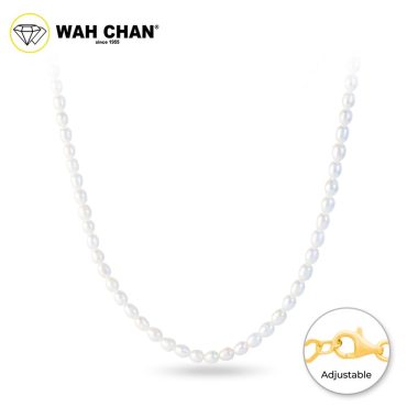 WAH CHAN S925 Pearl Silver Necklace - NSCCOP002-G
