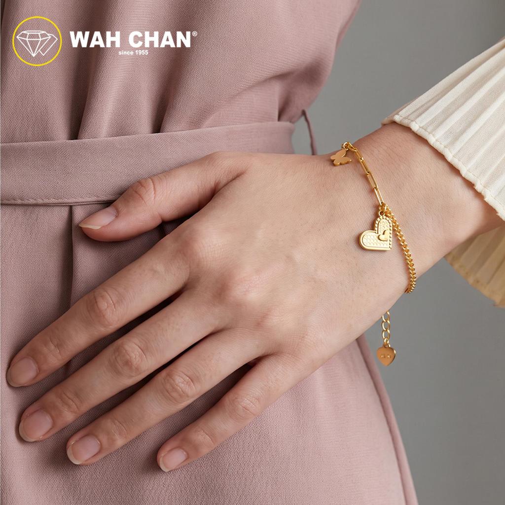 WAH CHAN S925 Silver Bracelet - Butterfly Heart NSBCO1023 - Image 5