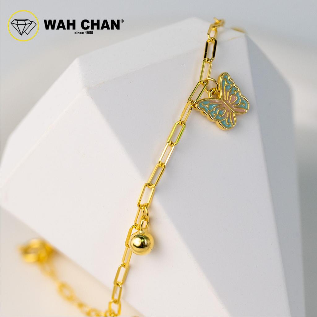 WAH CHAN S925 Silver Bracelet - Chaining Butterflies NSBCO1022 - Image 5