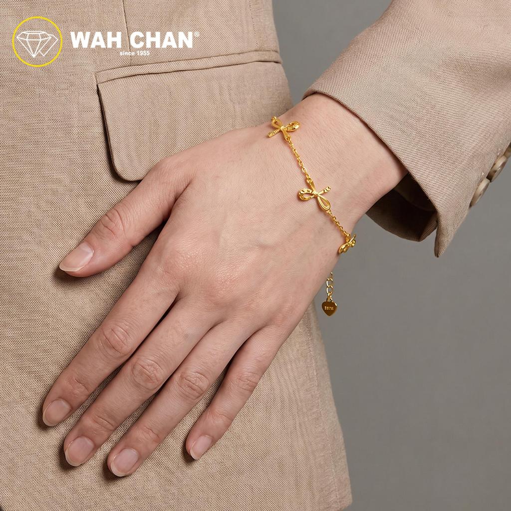 WAH CHAN S925 Silver Bracelet - Ribbons Link NSBCO1028 - Image 6