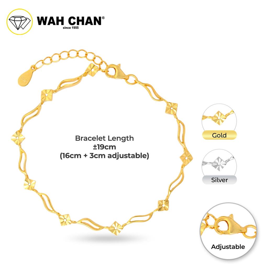 WAH CHAN S925 Silver Bracelet - Twisting Link NSBCO1030