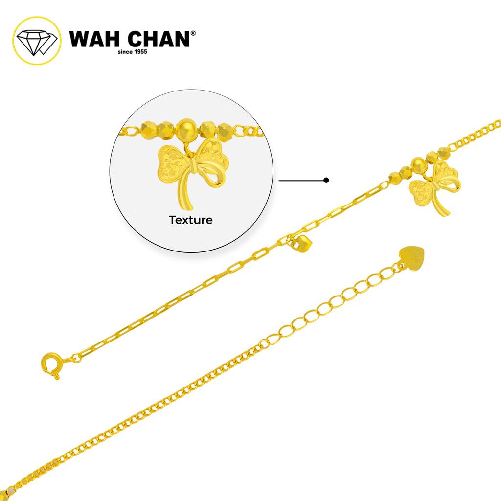 WAH CHAN S925 Silver Bracelet - Ribbon NSBCO1026 - Image 2