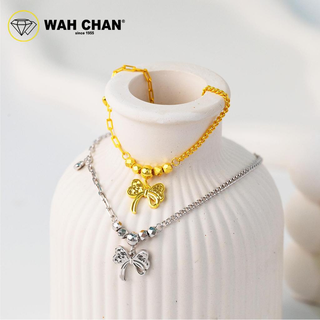 WAH CHAN S925 Silver Bracelet - Ribbon NSBCO1026 - Image 4