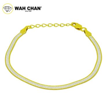 WAH CHAN S925 ITALIAN Silver Bracelet - Magic DC Freeway N2B00027