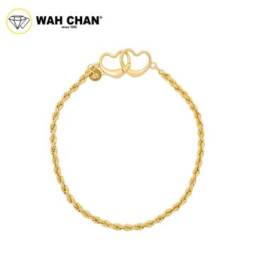 WAH CHAN S925 ITALIAN Silver Bracelet - Rope Chain NSBBS003