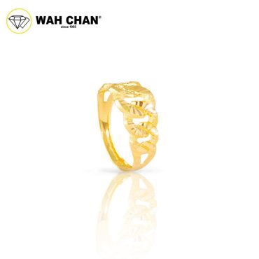 WAH CHAN 916 Gold Ring - Cincin Coco Lipan Stamping OSR1112