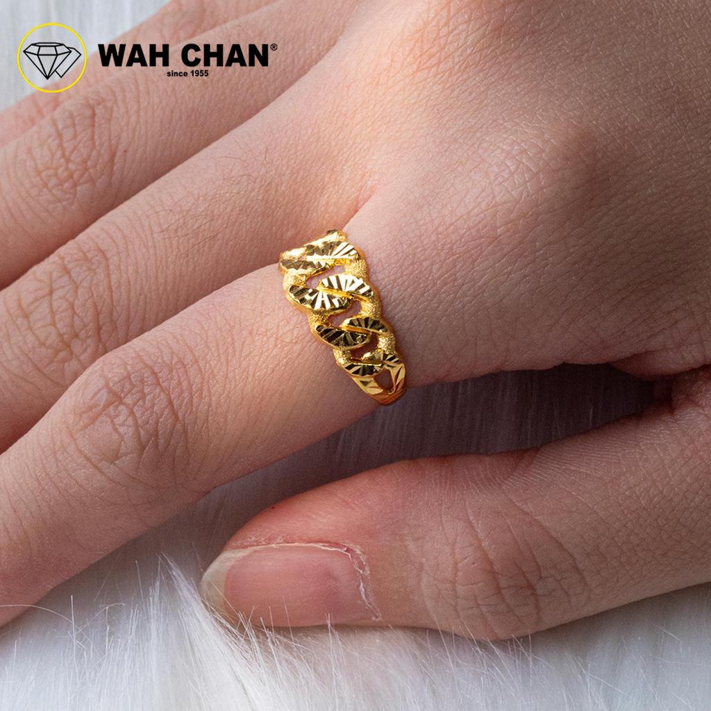 WAH CHAN 916 Gold Ring - Cincin Coco Lipan Stamping OSR1112 - Image 3