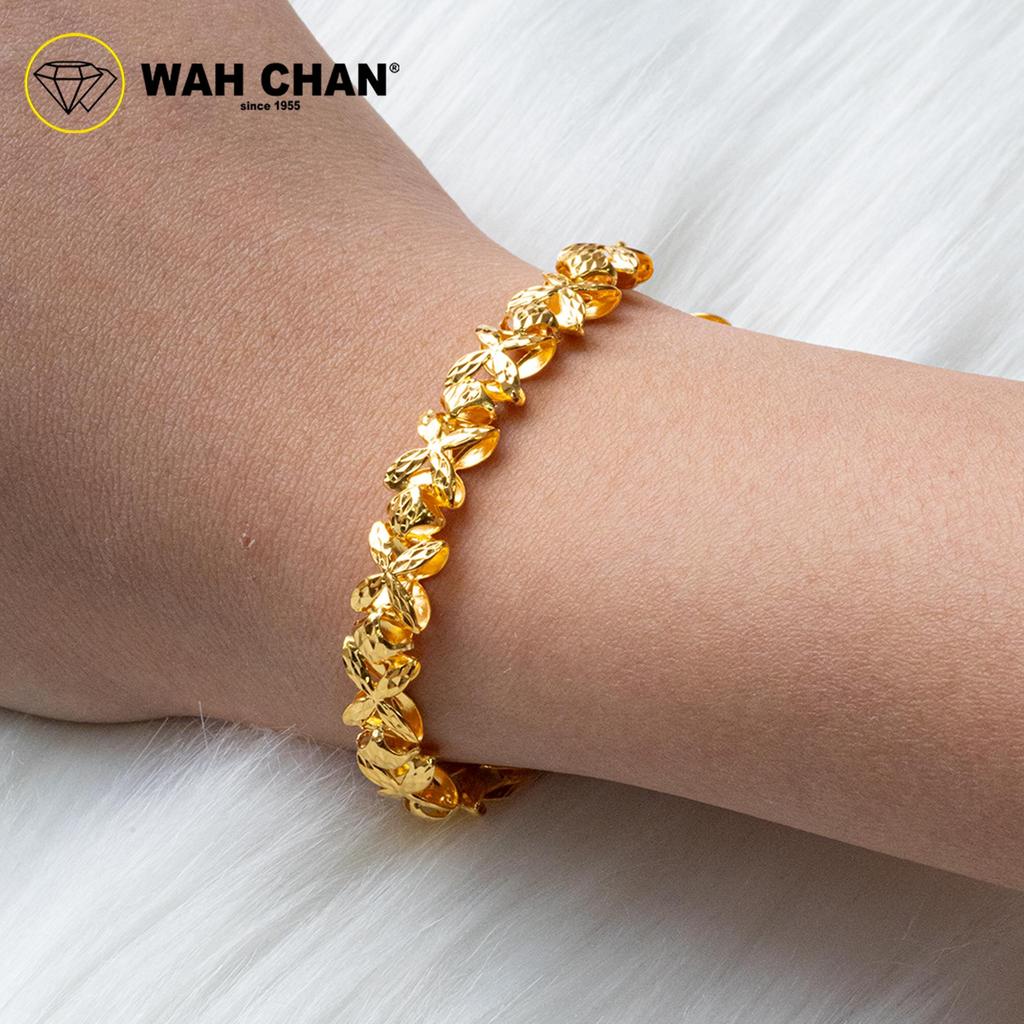 WAH CHAN 916 Gold Bracelet - Gelang Marissa OSB1337 - Image 4