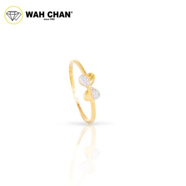 WAH CHAN 916 Gold Ring - Bow Ring 2C OSR1118