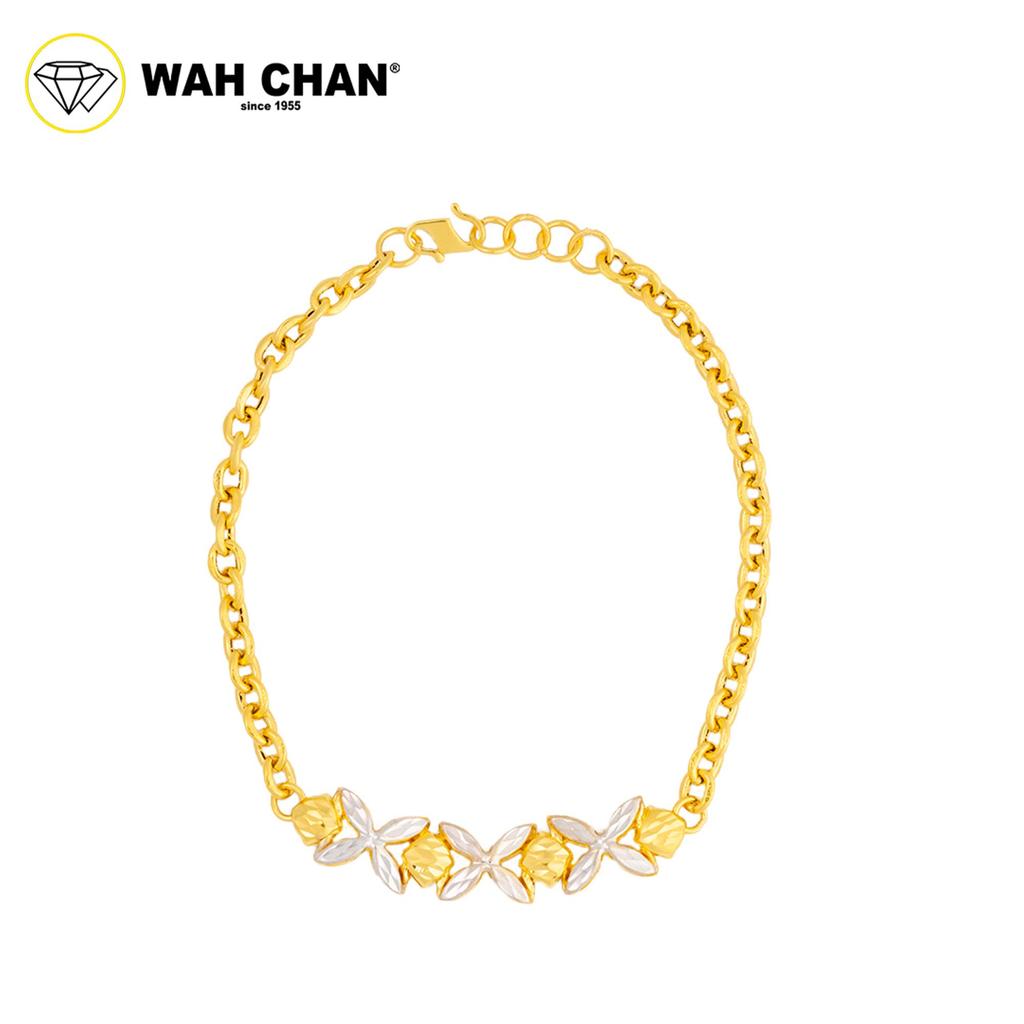 WAH CHAN 916 Gold Bracelet - Gelang Sauh Marissa OSB1330