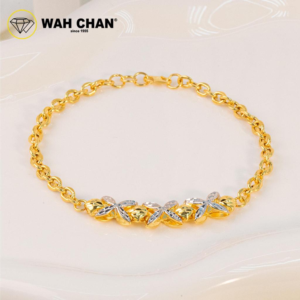 WAH CHAN 916 Gold Bracelet - Gelang Sauh Marissa OSB1330 - Image 2
