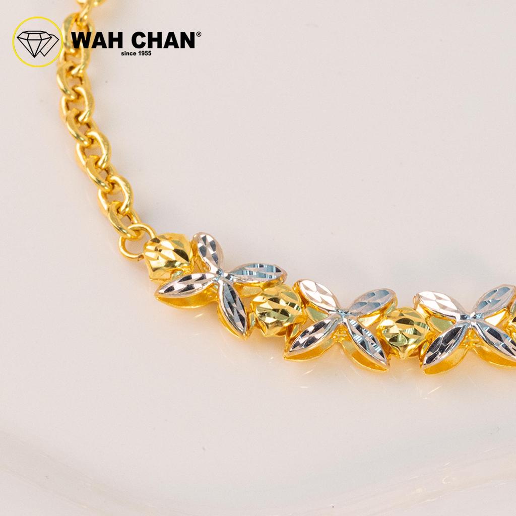 WAH CHAN 916 Gold Bracelet - Gelang Sauh Marissa OSB1330 - Image 3