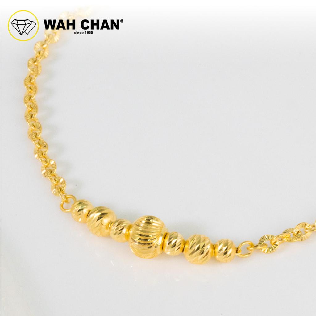WAH CHAN 916 Gold Bracelet - Rantai Tangan Matahari Boba OSB1349 - Image 2