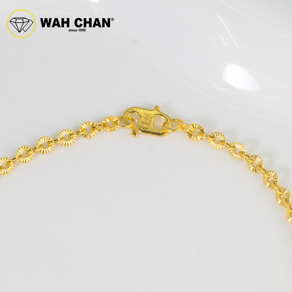 WAH CHAN 916 Gold Bracelet - Rantai Tangan Matahari Boba OSB1349 - Image 4
