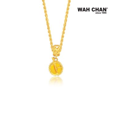 WAH CHAN 916 Gold Charm/Pendant - Durian OSP1055