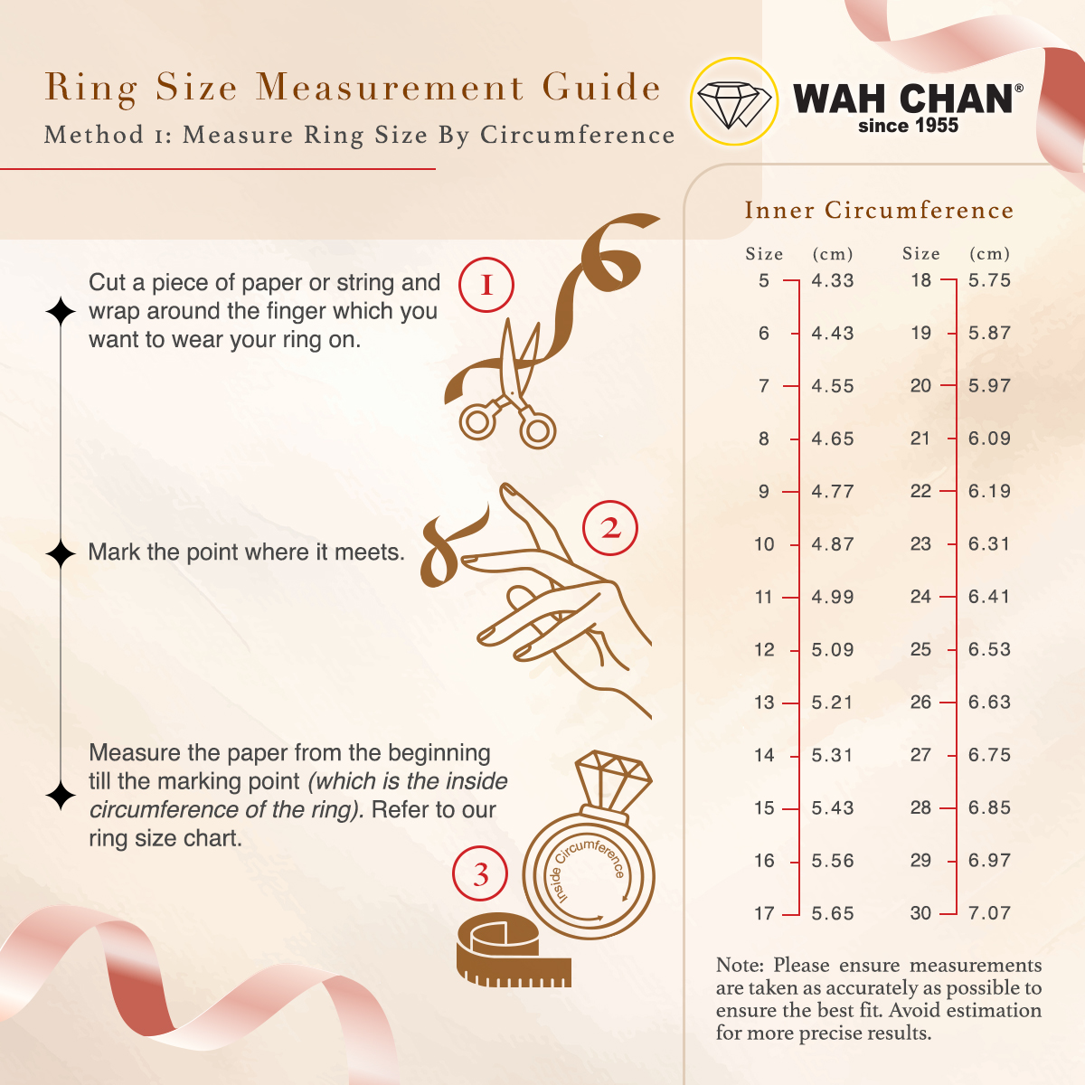 Wah Chan 585/14K Gold Ring - Cincin Zirconia R1004 - Image 4