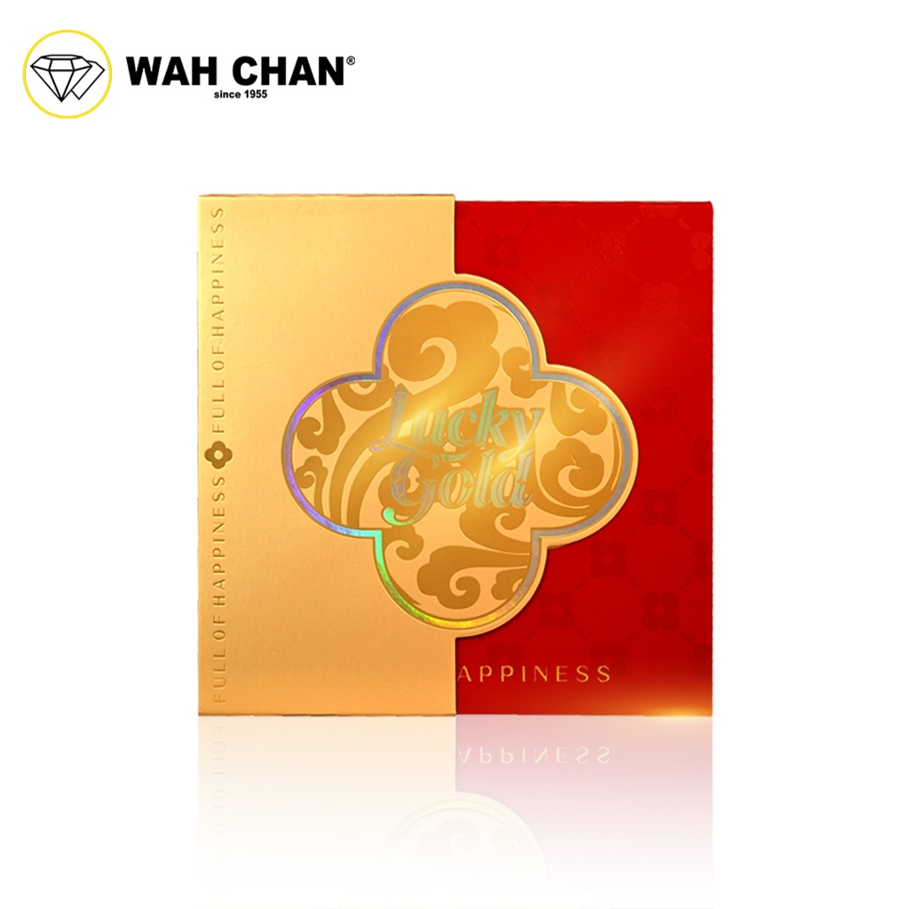 WAH CHAN 999 Gold Wafer 0.1g - Full of Happiness - Image 2