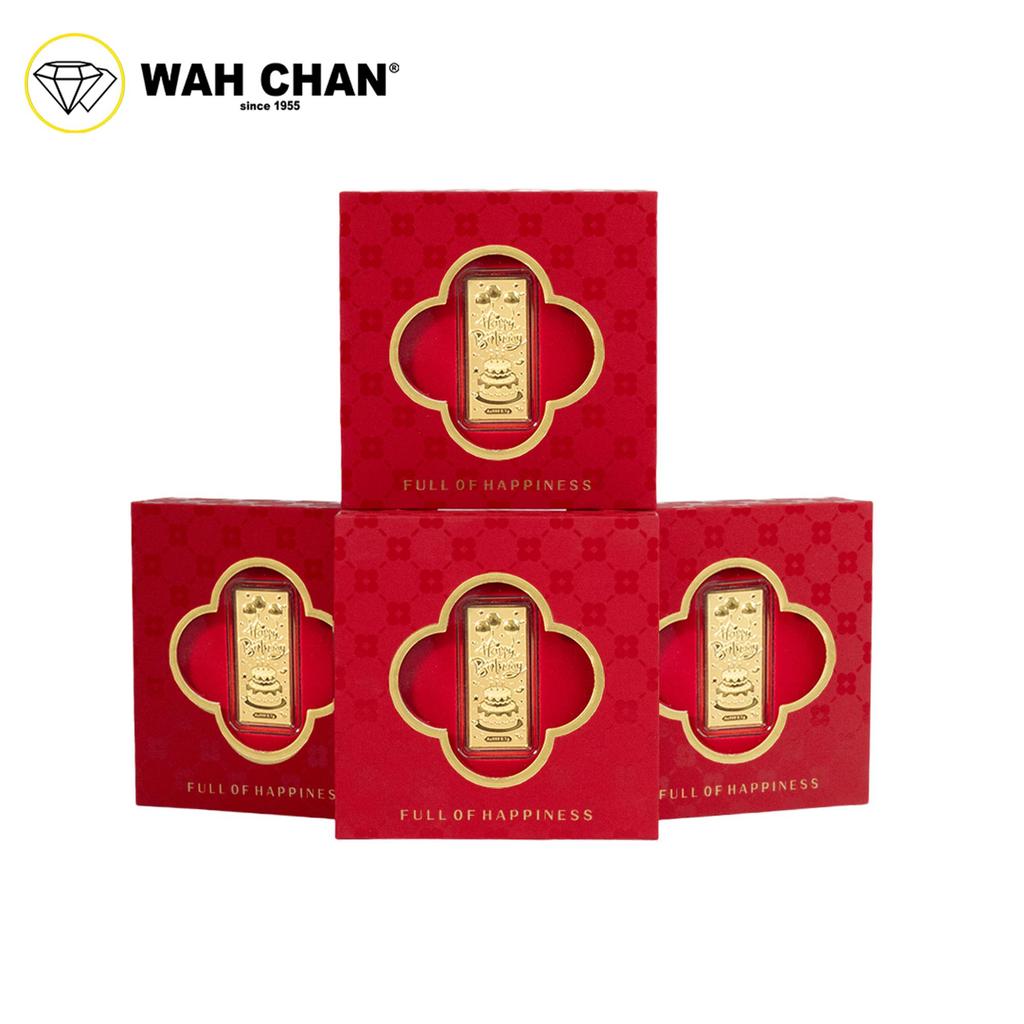 WAH CHAN 999 Gold Wafer 0.1g - Full of Happiness - Image 6