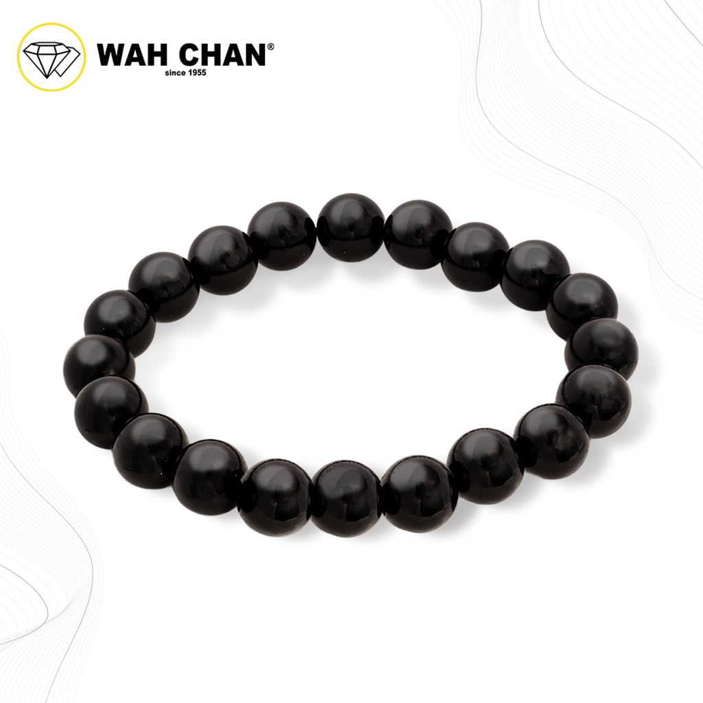WAH CHAN Black Onyx Crystal Bracelet