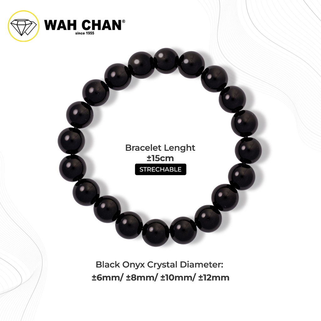 WAH CHAN Black Onyx Crystal Bracelet - Image 3