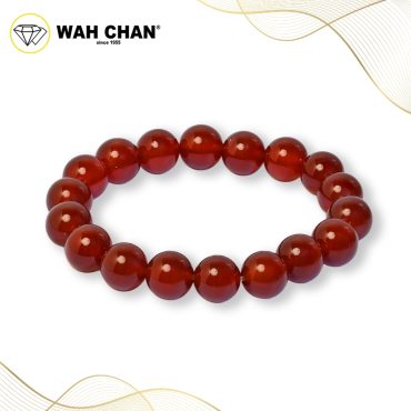 WAH CHAN Red Agate Crystal Bracelet