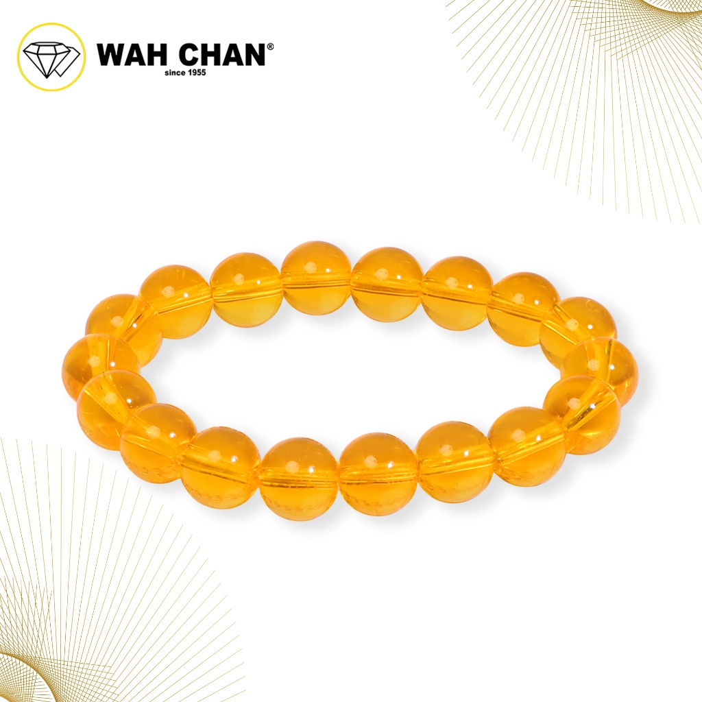 WAH CHAN Citrine Crystal Bracelet