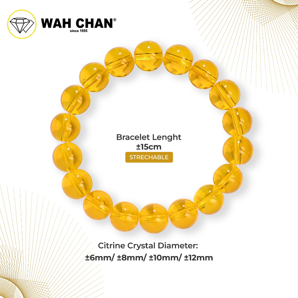 WAH CHAN Citrine Crystal Bracelet - Image 3