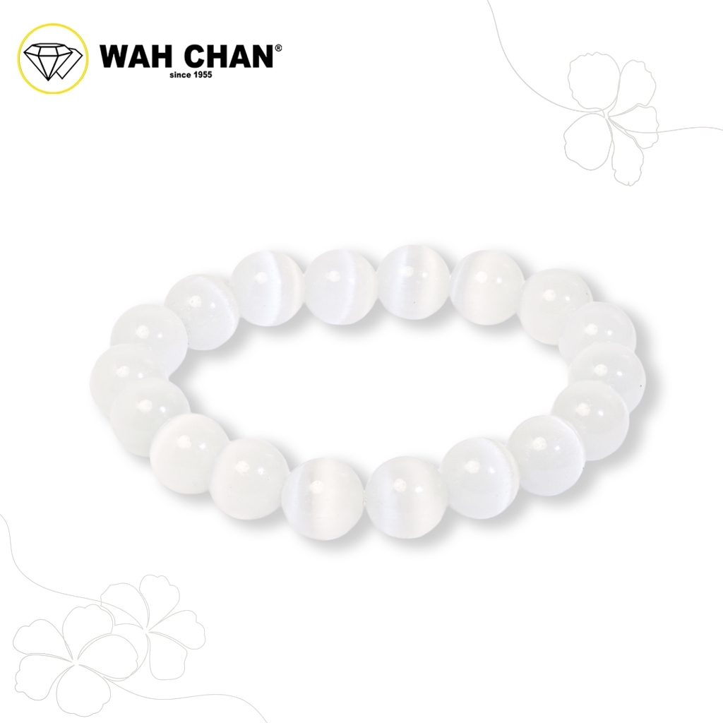 WAH CHAN White Cherry Crystal Bracelet