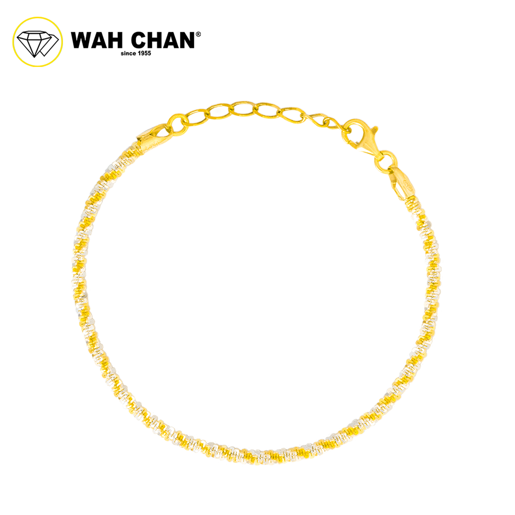 WAH CHAN S925 ITALIAN Silver Bracelet - Rock Chain N2B00001 - Image 5